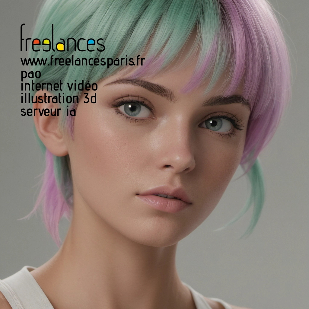 Pao mise en page internet vidéo illustration 3d serveur IA générative AI freelance paris studio de création magazines 8l9g4bs0